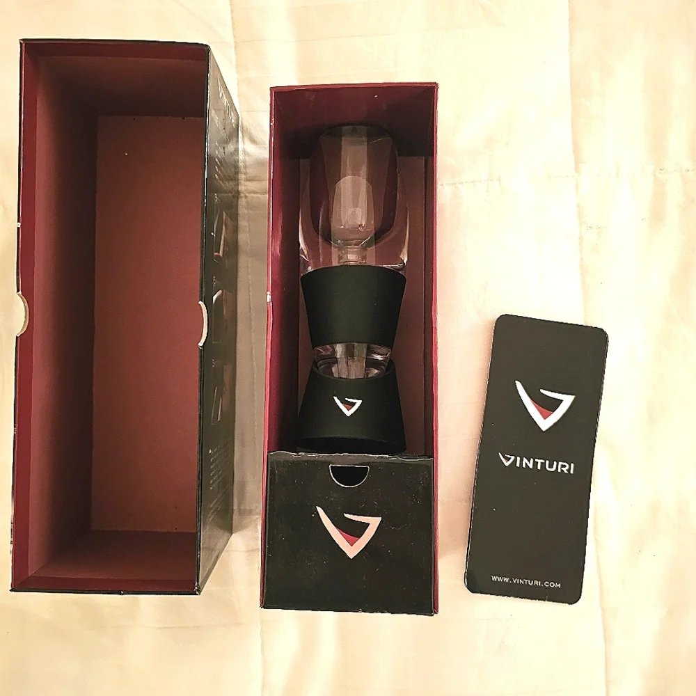 Vinturi Essential Wine Aerator for Enhanced Flavors with Smoother Finish